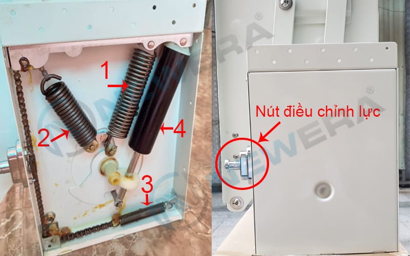 Cấu tạo hộp lực giá bát di động NewEra