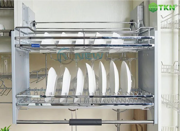 Giá bát nâng hạ từ inox 304 cao cấp