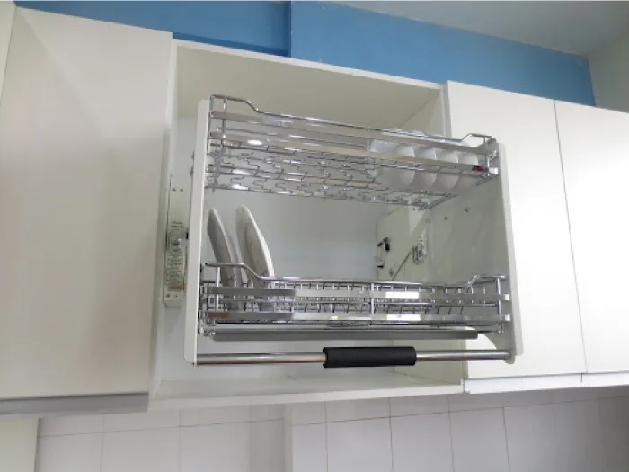 Giá bát phù hợp với thiết kế tủ bếp