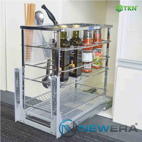 Kệ dao thớt âm tủ có kích thước kệ nhỏ gọn