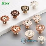 Tay nắm tủ hợp kim kẽm phong cách hoàng gia NE1117.000CF 3