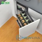 Kệ góc tủ bếp liên hoàn NewEra inox hộp 304 NE455.900MR 4