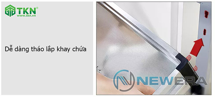 NewEra NE455.900MR dễ dàng tháo lắp vệ sinh