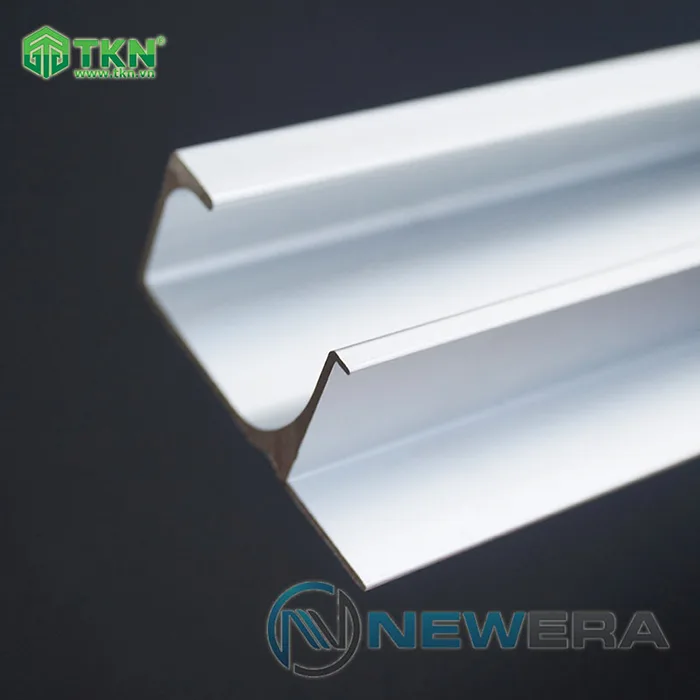 Tay nắm âm tủ hợp kim nhôm dài màu ánh bạc NE9999.3000SV 3