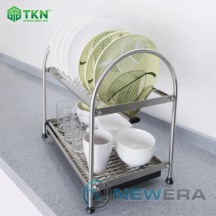 Giá để bát đĩa NewEra inox 304 để mặt bếp NE655.555 5