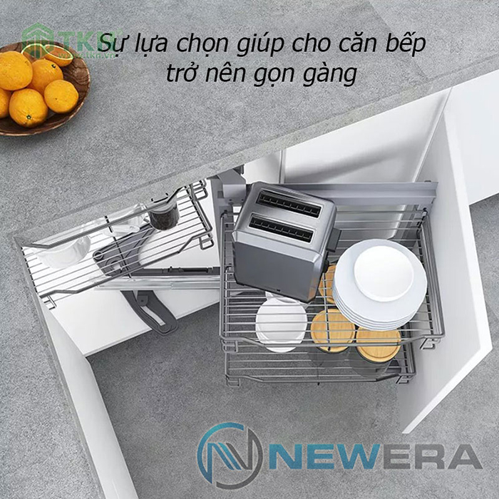 NewEra NE555.900CR giúp căn bếp thêm gọn gàng