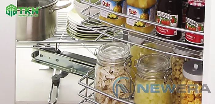 NewEra NE555.900CR trang bị ray trượt giảm chấn tinh tế