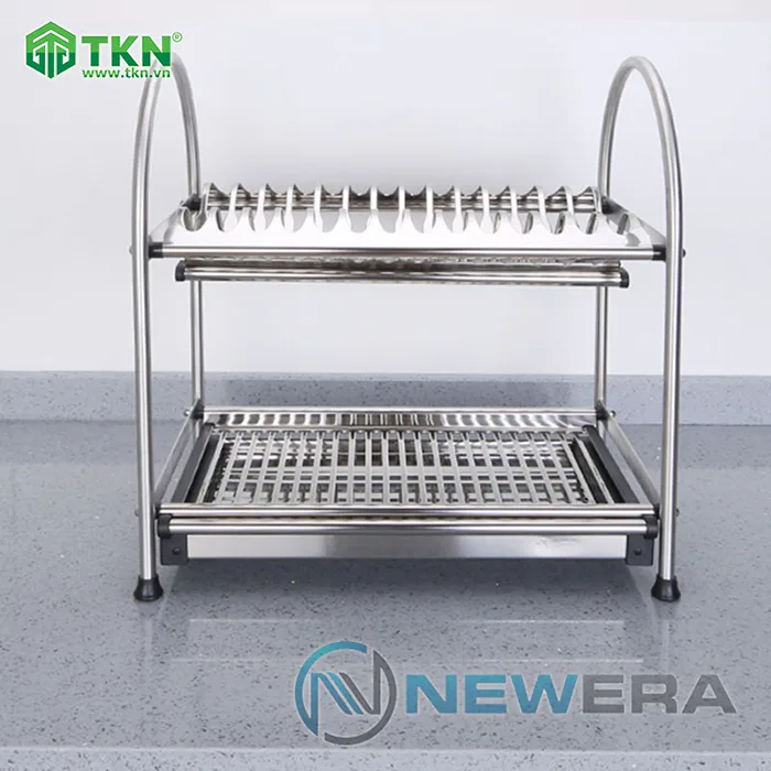 Giá để bát đĩa NewEra inox 304 để mặt bếp NE655.555 2