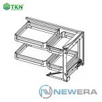 Kệ góc xoay liên hoàn NewEra – Mã NE755.900MR 1