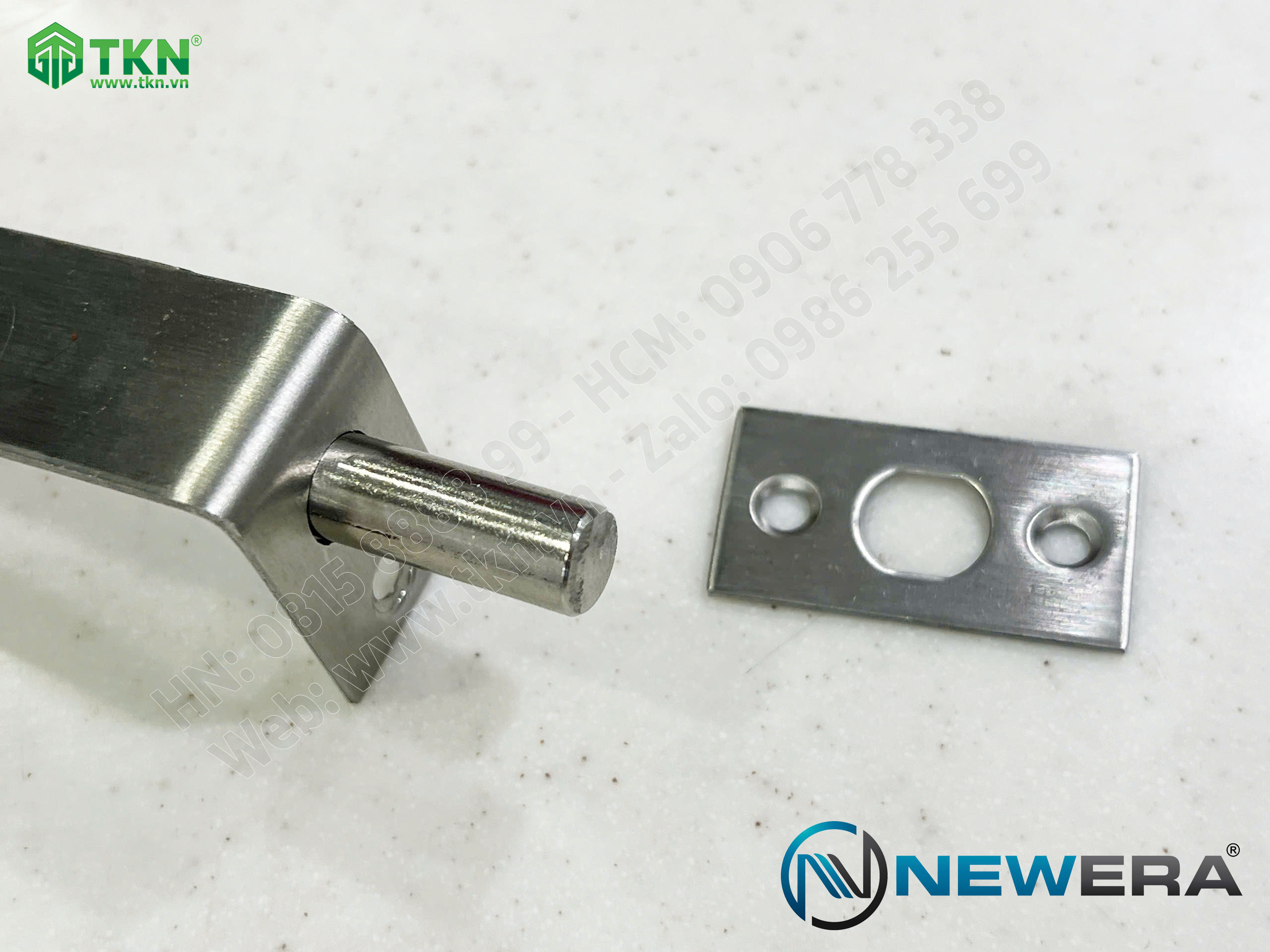Chốt âm NewEra inox 304 cao cấp 200mm NE208A200 2