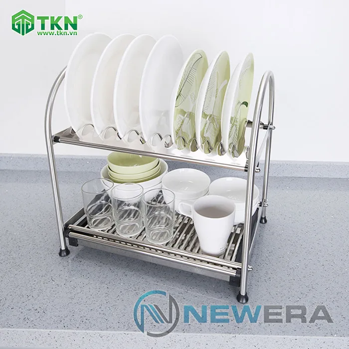 Giá để bát đĩa NewEra inox 304 để mặt bếp NE655.555 1