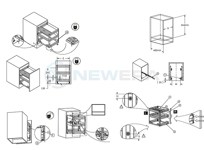 Hướng dẫn lắp đặt NewEra NE455.300