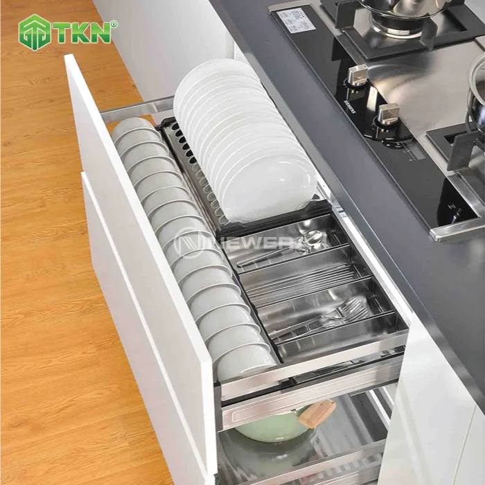 Ngăn kéo để bát đĩa Inox 304