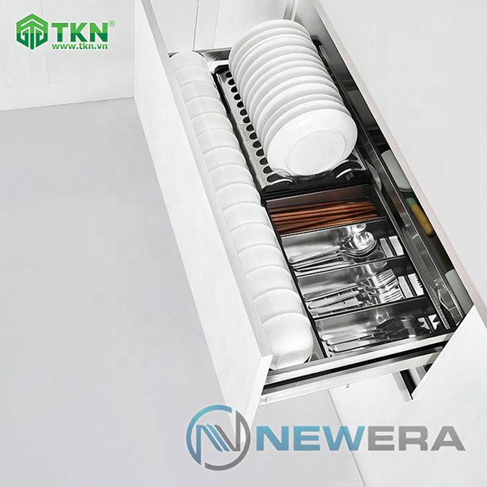 Ngăn kéo tủ bếp Newera thiết kế phù hợp với không gian phòng