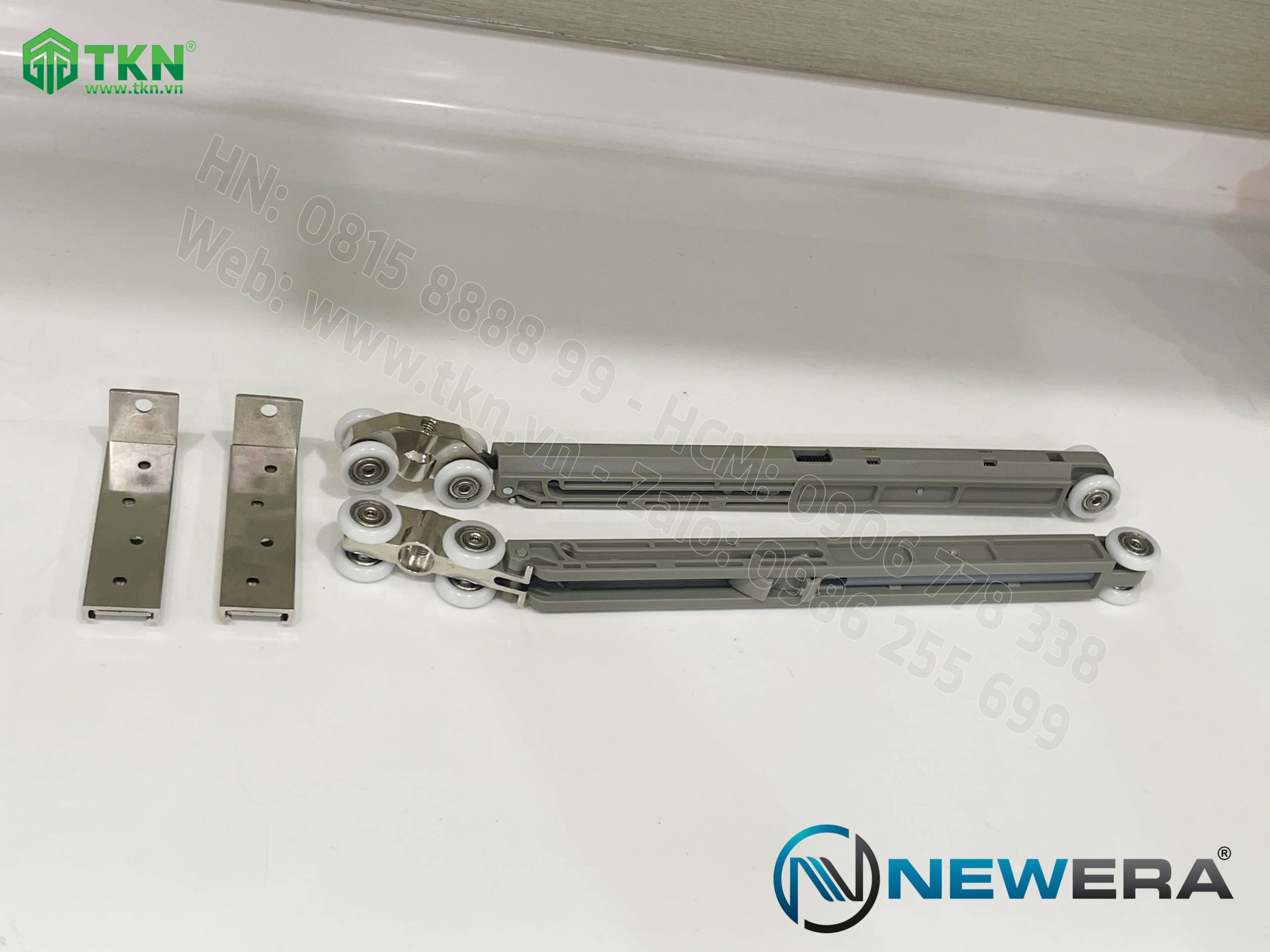 Phụ kiện cửa trượt lùa NewEra tải trọng 80kg/cánh NE143S 5