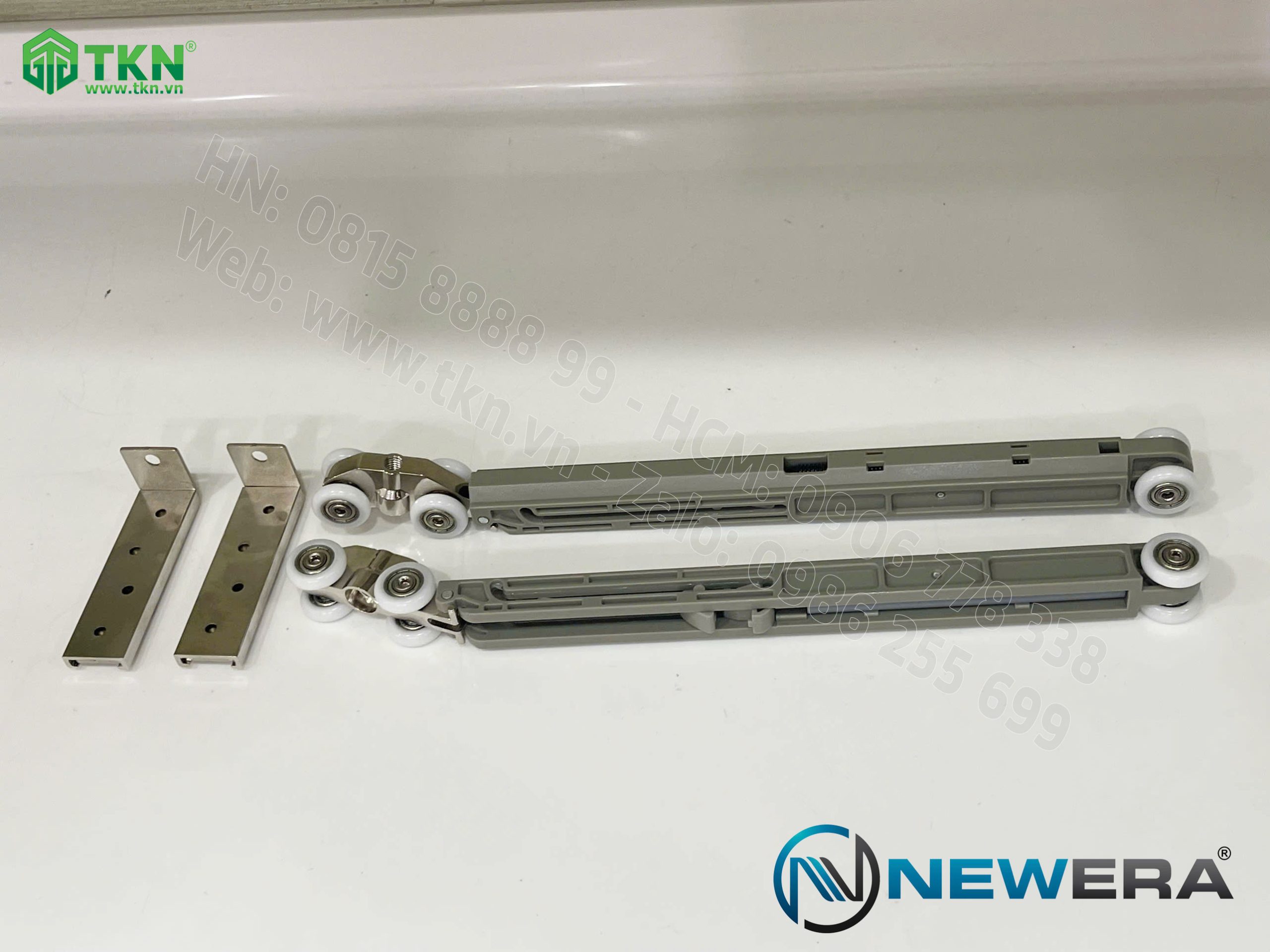 Phụ kiện cửa trượt lùa NewEra tải trọng 80kg/cánh NE143S 4