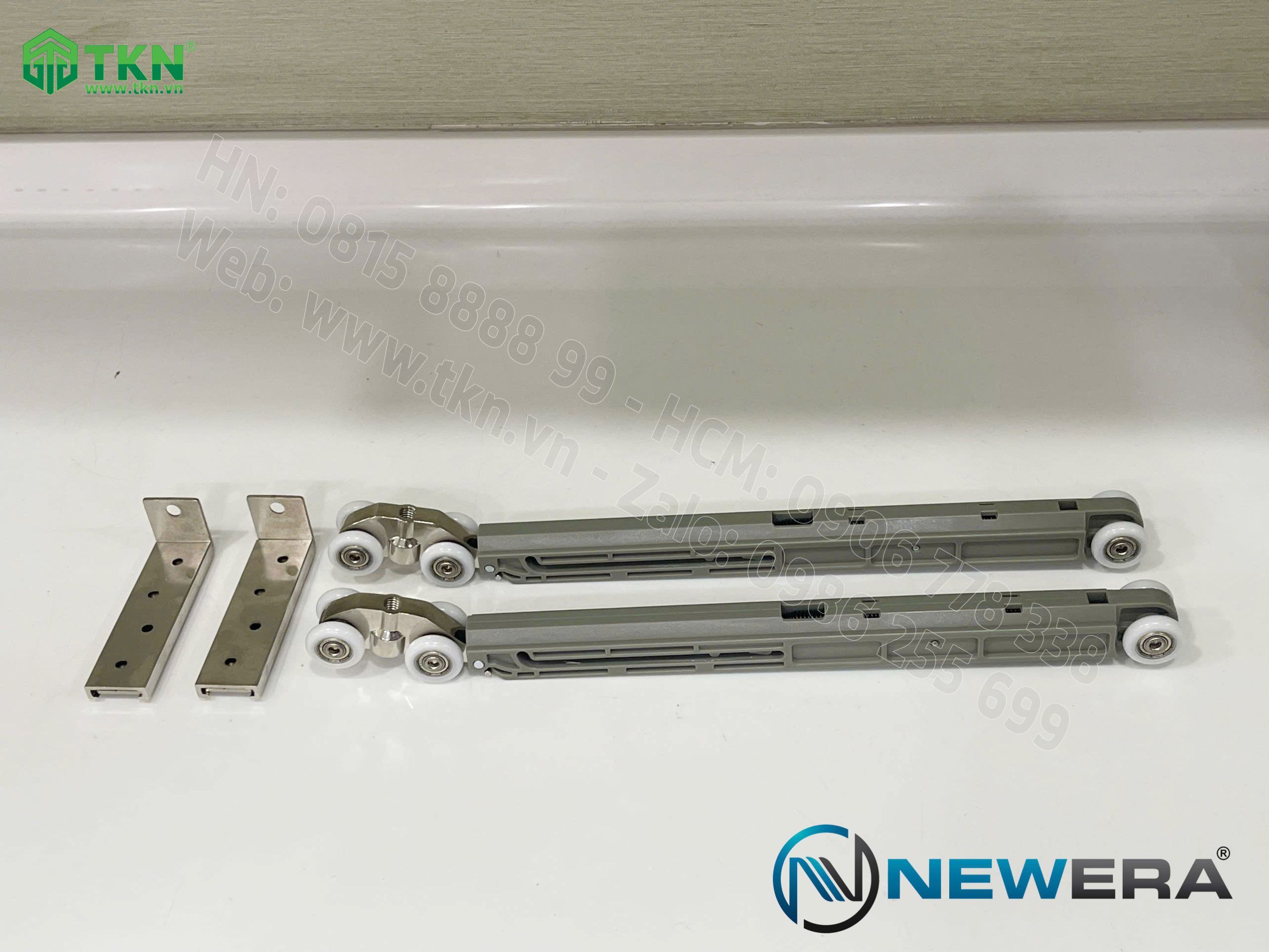 Phụ kiện cửa trượt lùa NewEra tải trọng 80kg/cánh NE143S 3