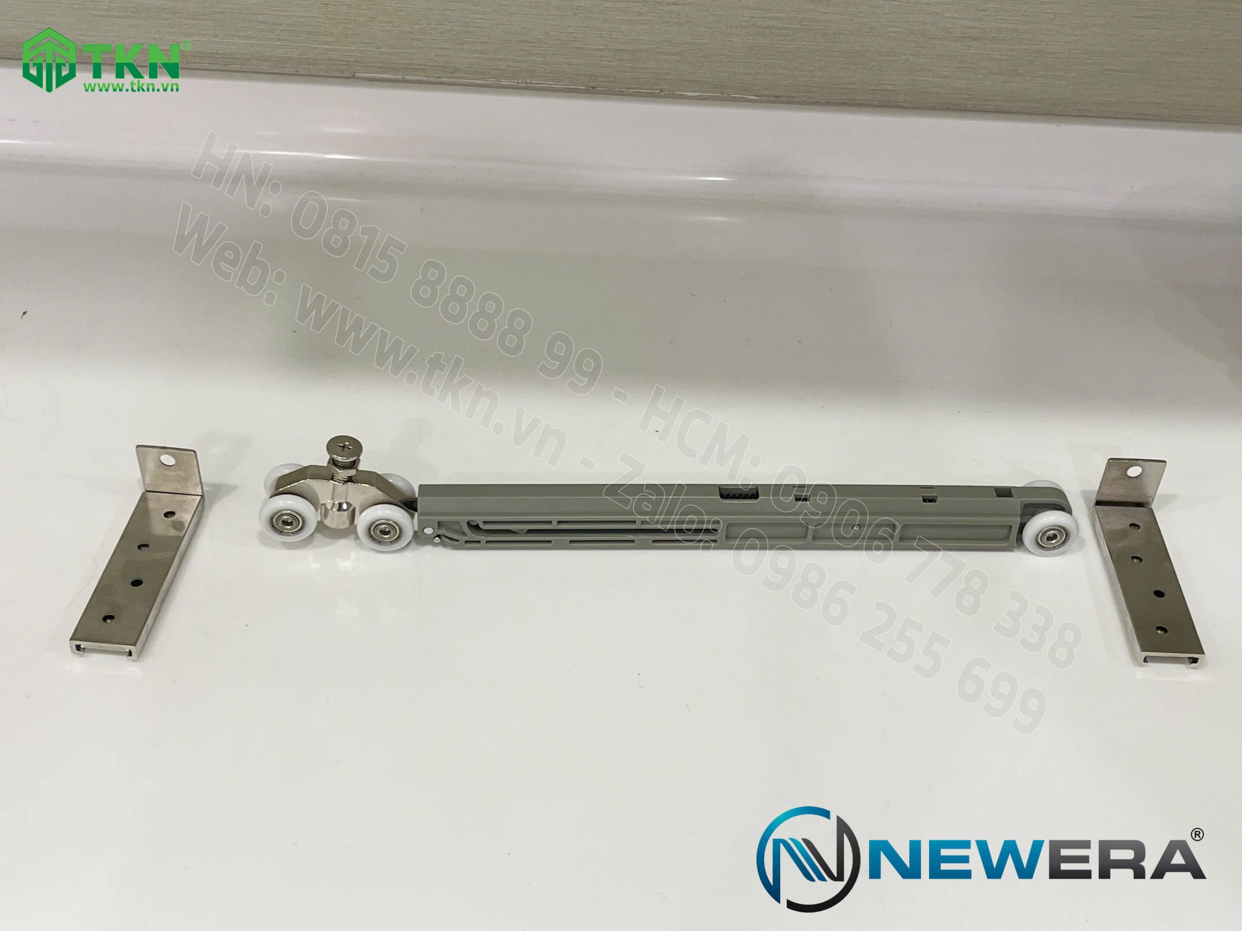 Phụ kiện cửa trượt lùa NewEra tải trọng 80kg/cánh NE143S 8