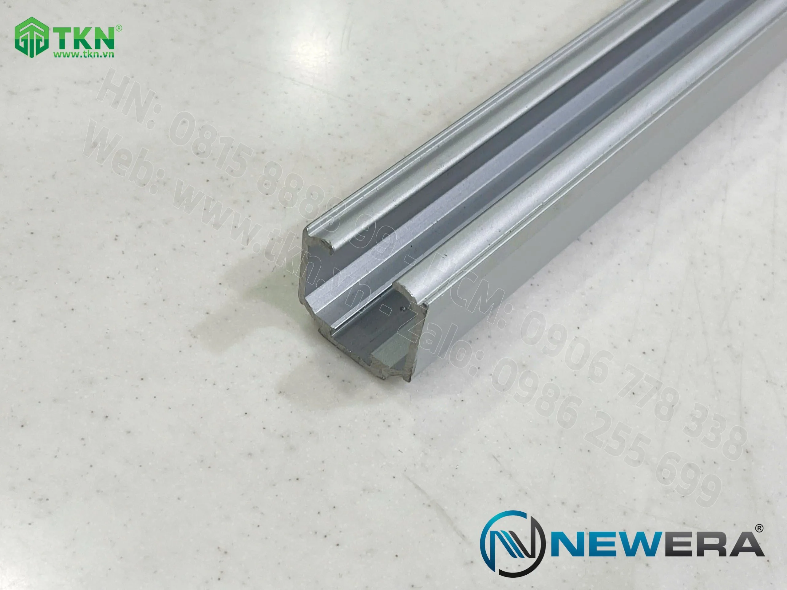 Ray trượt cửa lùa NewEra dài 2.5m ray trên NE809GT2 6