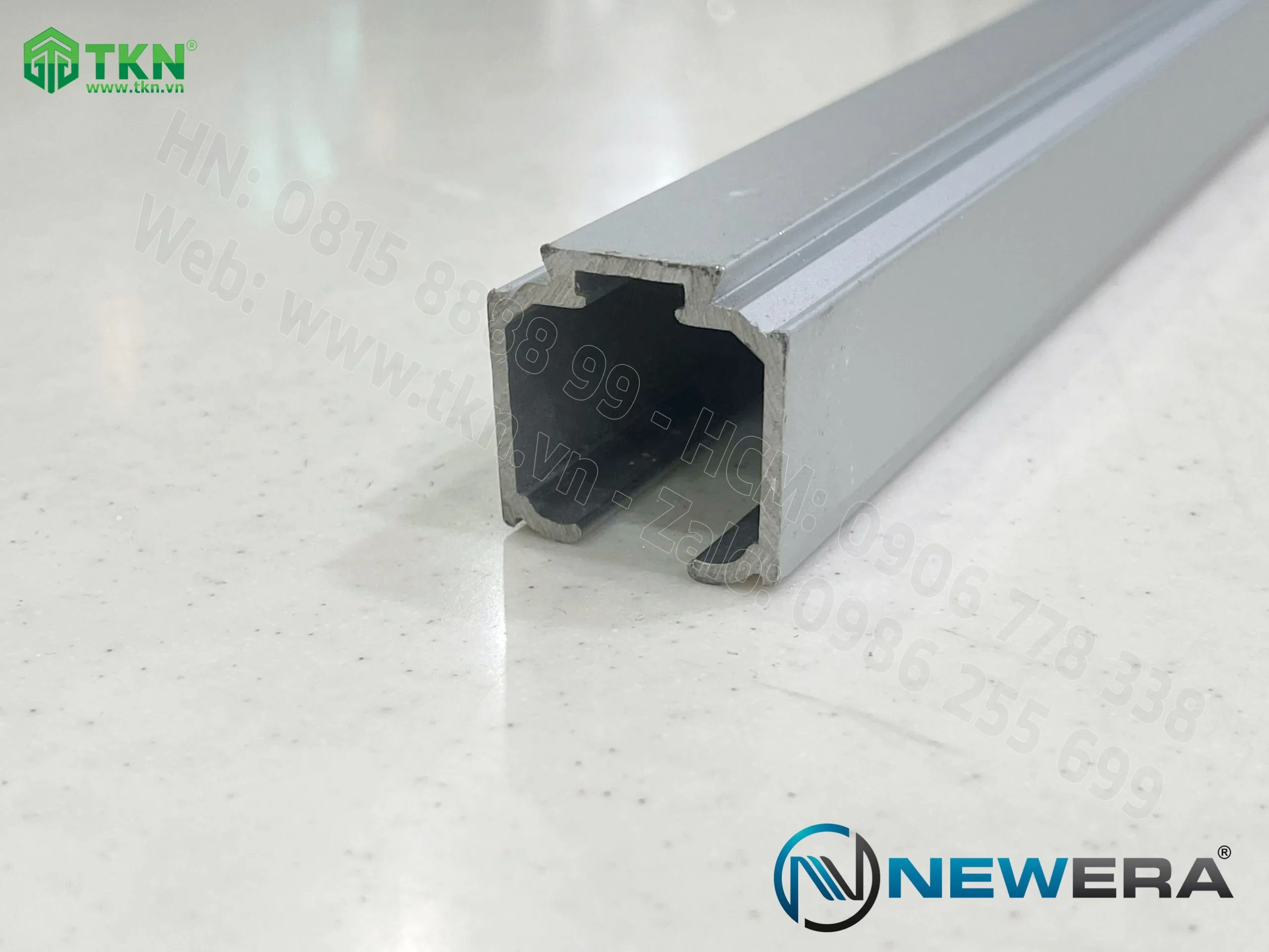 Ray trượt cửa lùa NewEra dài 2.5m ray trên NE809GT2 4
