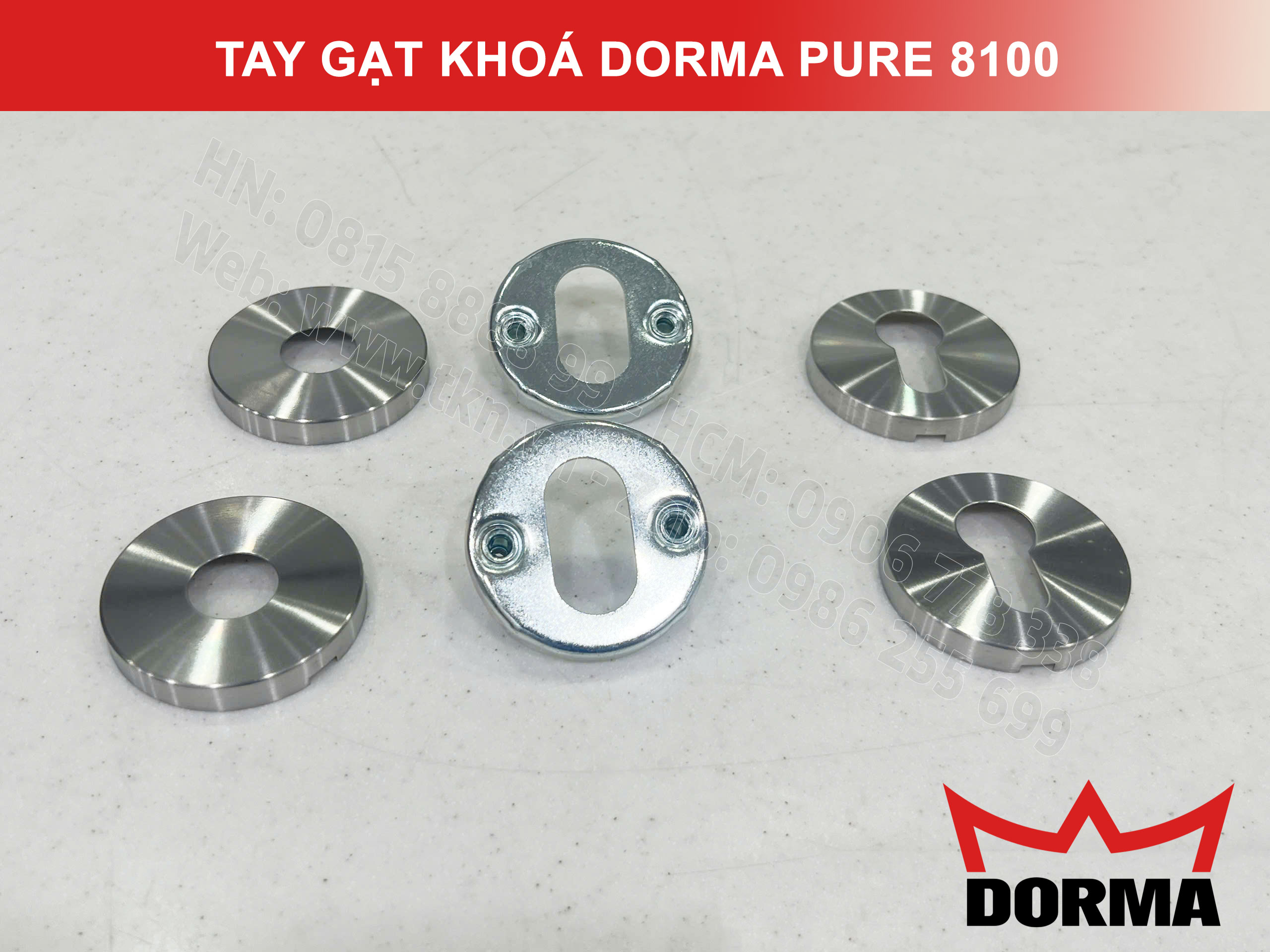 Khoá cửa tay gạt Dorma inox 304 dài 140mm Pure 8906 15