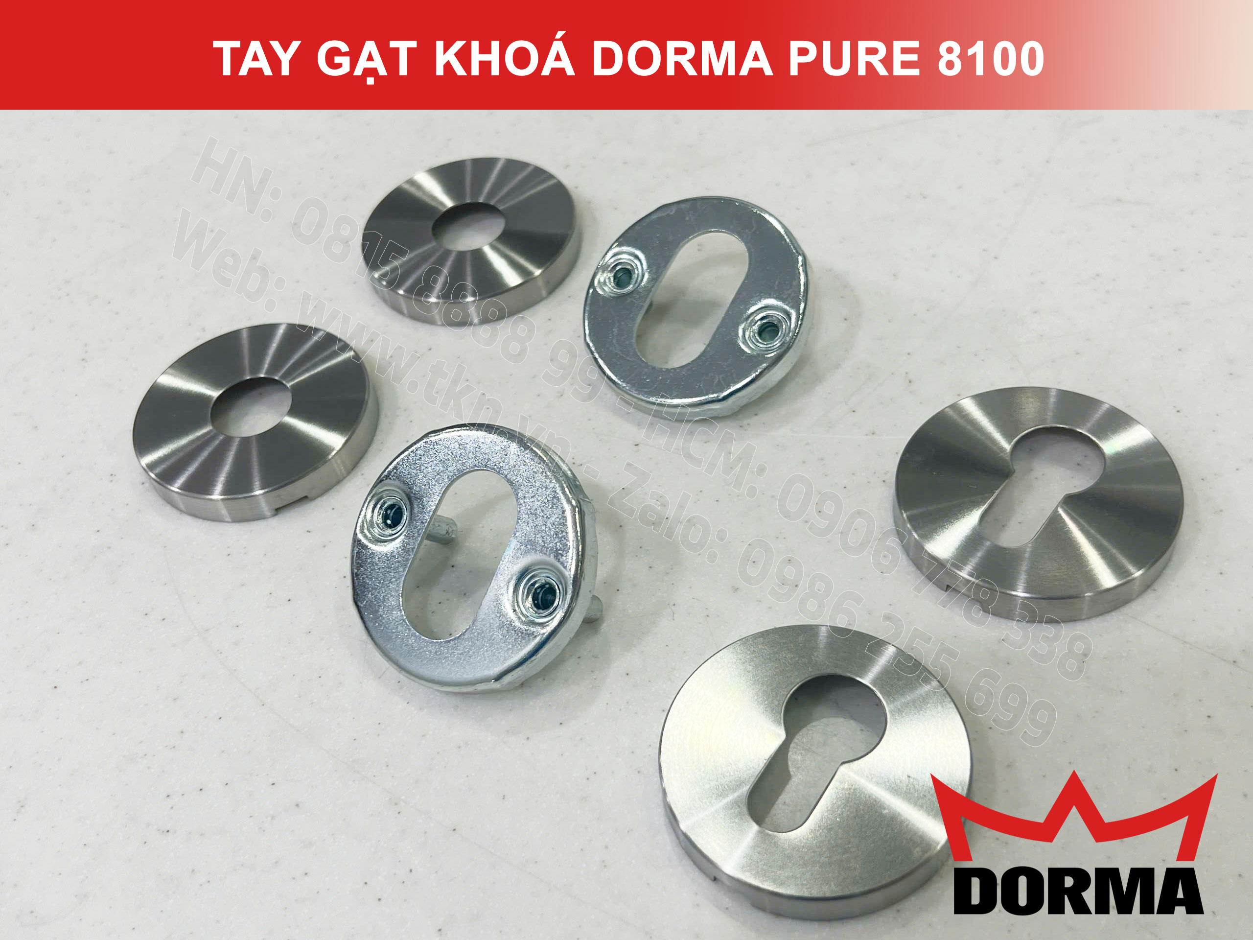 Khoá cửa tay gạt Dorma inox 304 dài 140mm Pure 8906 17
