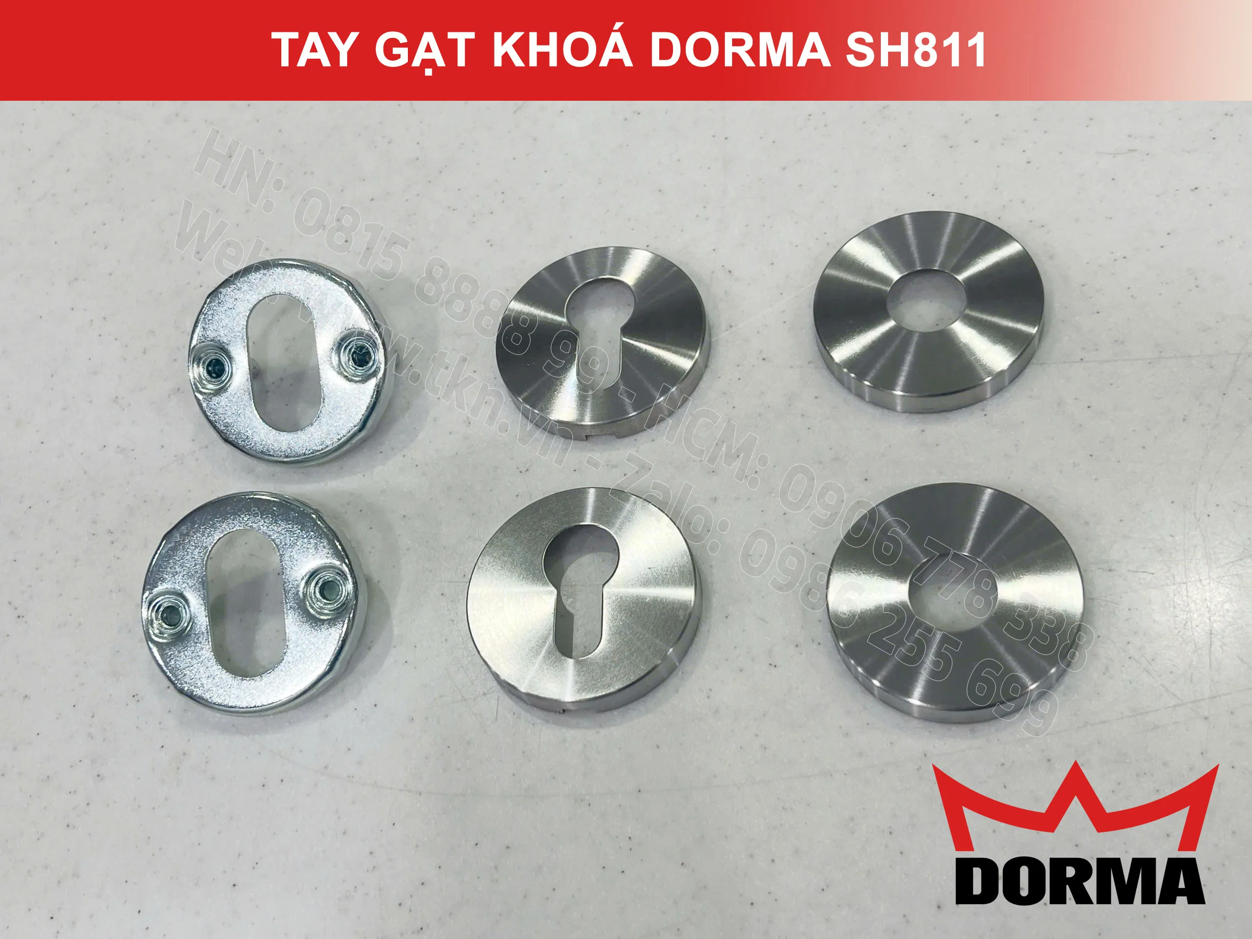 Tay gạt khoá Dorma inox 304 cao cấp dài 126mm SH811 20