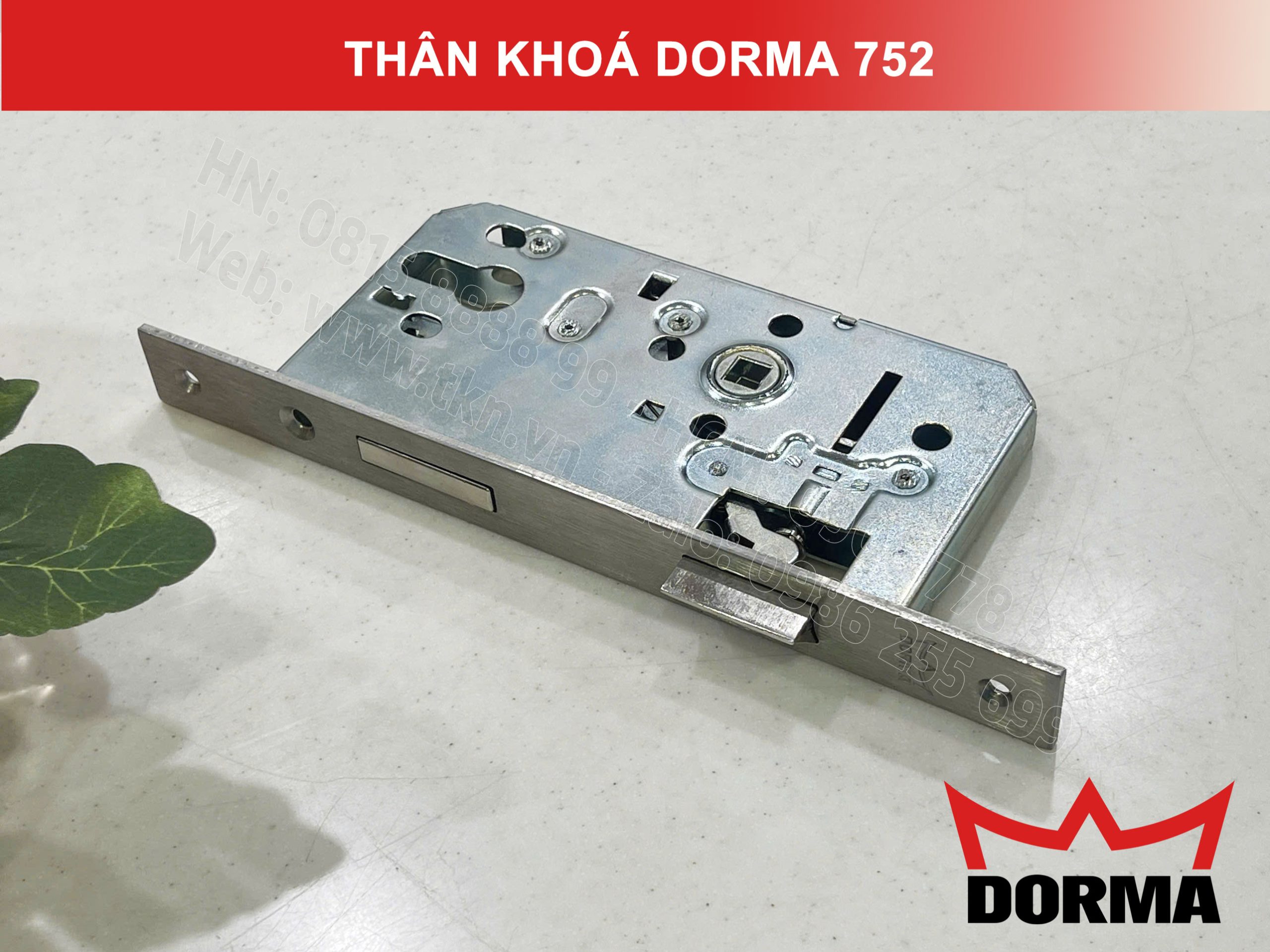 Thân khóa cửa Dorma 752 9