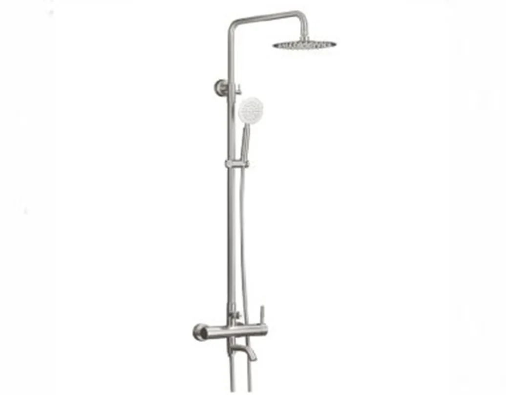 Sen tắm đứng NewEra inox 304 2 đường nóng lạnh NE304S10
