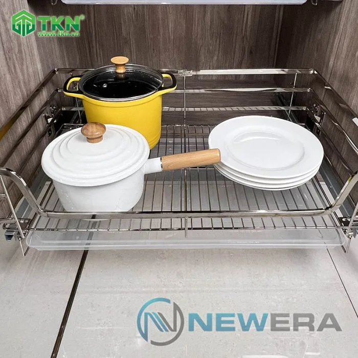 Giá để xoong nồi NewEra 900mm inox 304 nan dẹt NE288.900 1