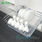 Giá để xoong nồi bát đĩa NewEra 600mm inox nan 304 NE266.600