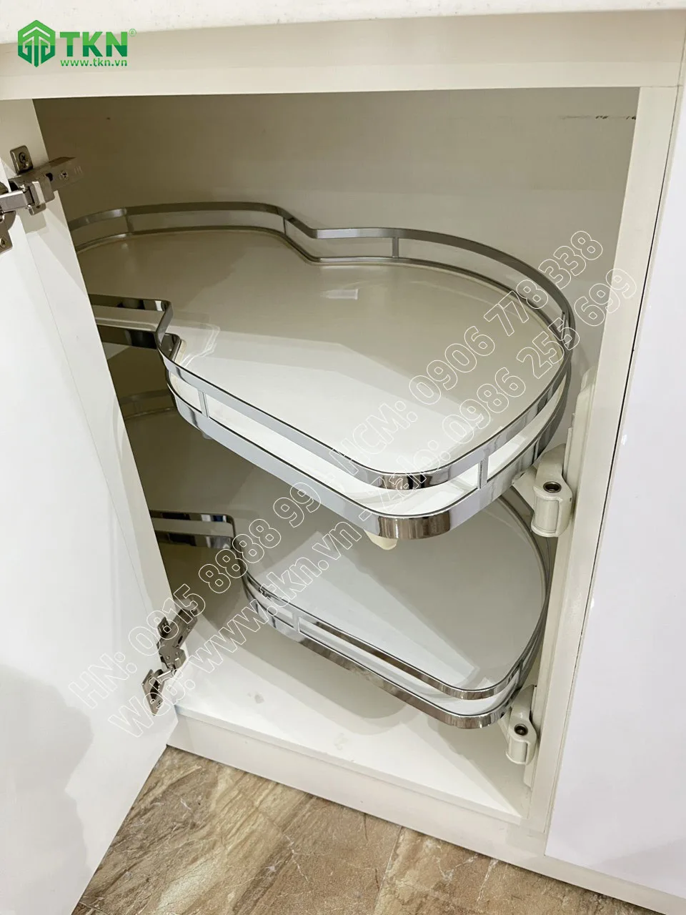 Mâm xoay hình lá mở 1/2 đáy melamine NE655.900CL NewEra 2