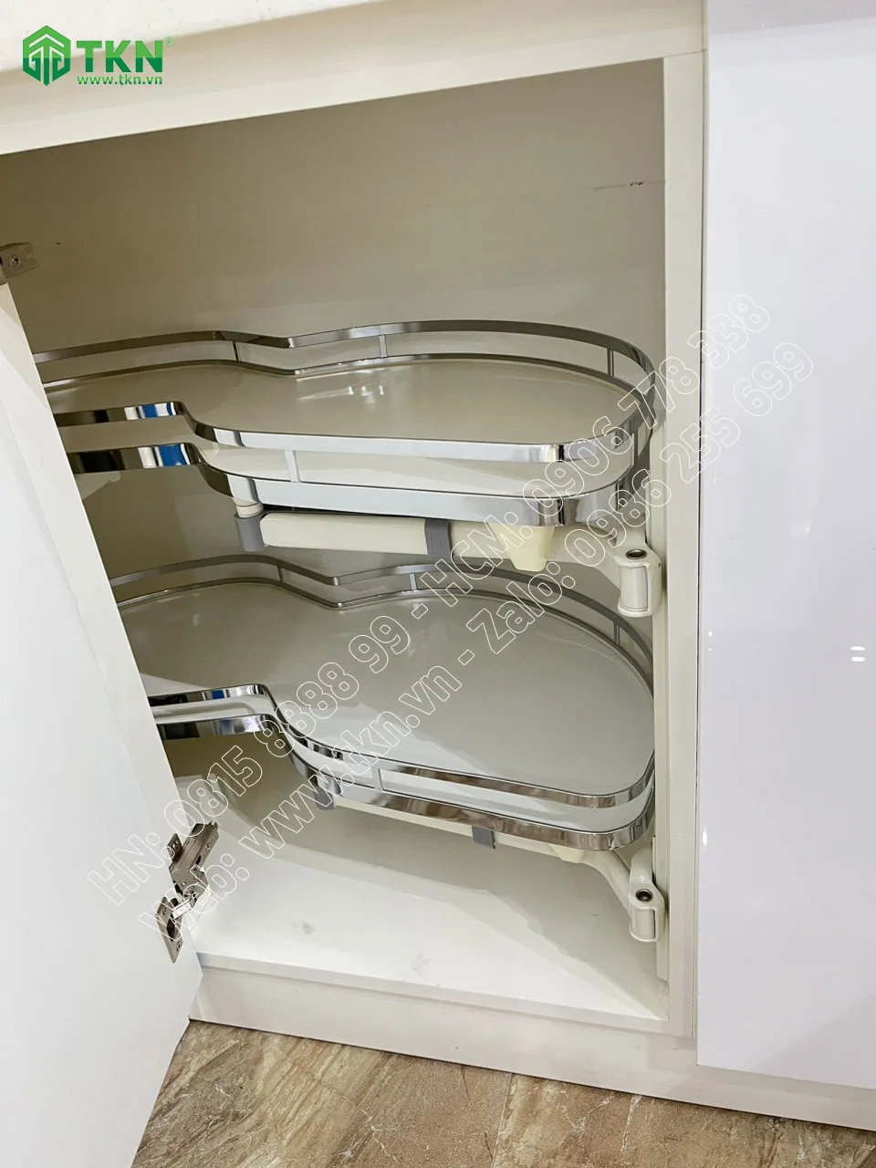 Mâm xoay hình lá mở 1/2 đáy melamine NE655.900CL NewEra 5