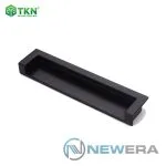 Tay nắm tủ âm hợp kim màu đen NE6755.128D