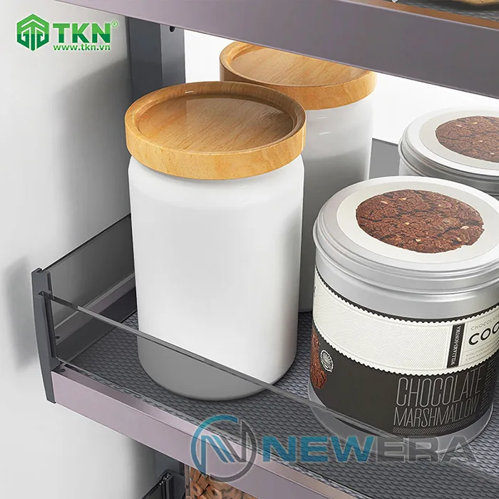 Tủ đồ khô NewEra cánh kéo dạng xoay 6 tầng 6 rổ NE766.400 4