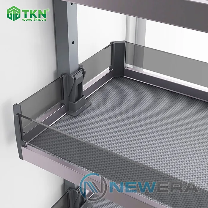 Tủ đồ khô NewEra cánh kéo dạng xoay 6 tầng 6 rổ NE766.400 2