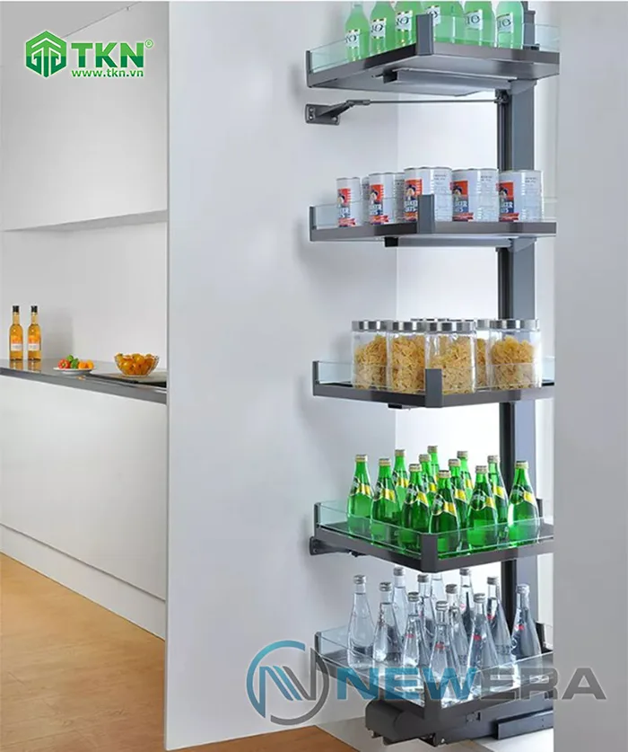 NewEra NE966.500 có không gian chứa rộng với 5 tầng