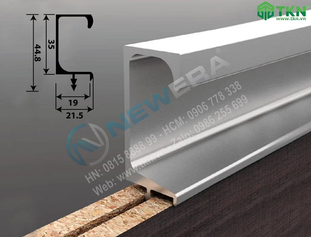 Tay nam am NewEra NE9111.3000SS mau inox xe ranh 2