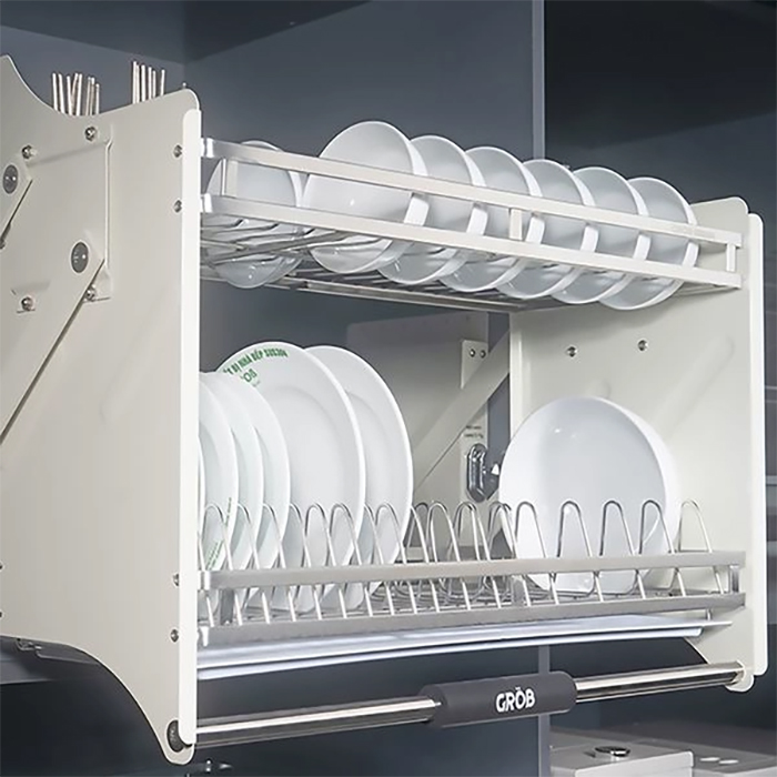 Giá bát được thiết kế 2 tầng