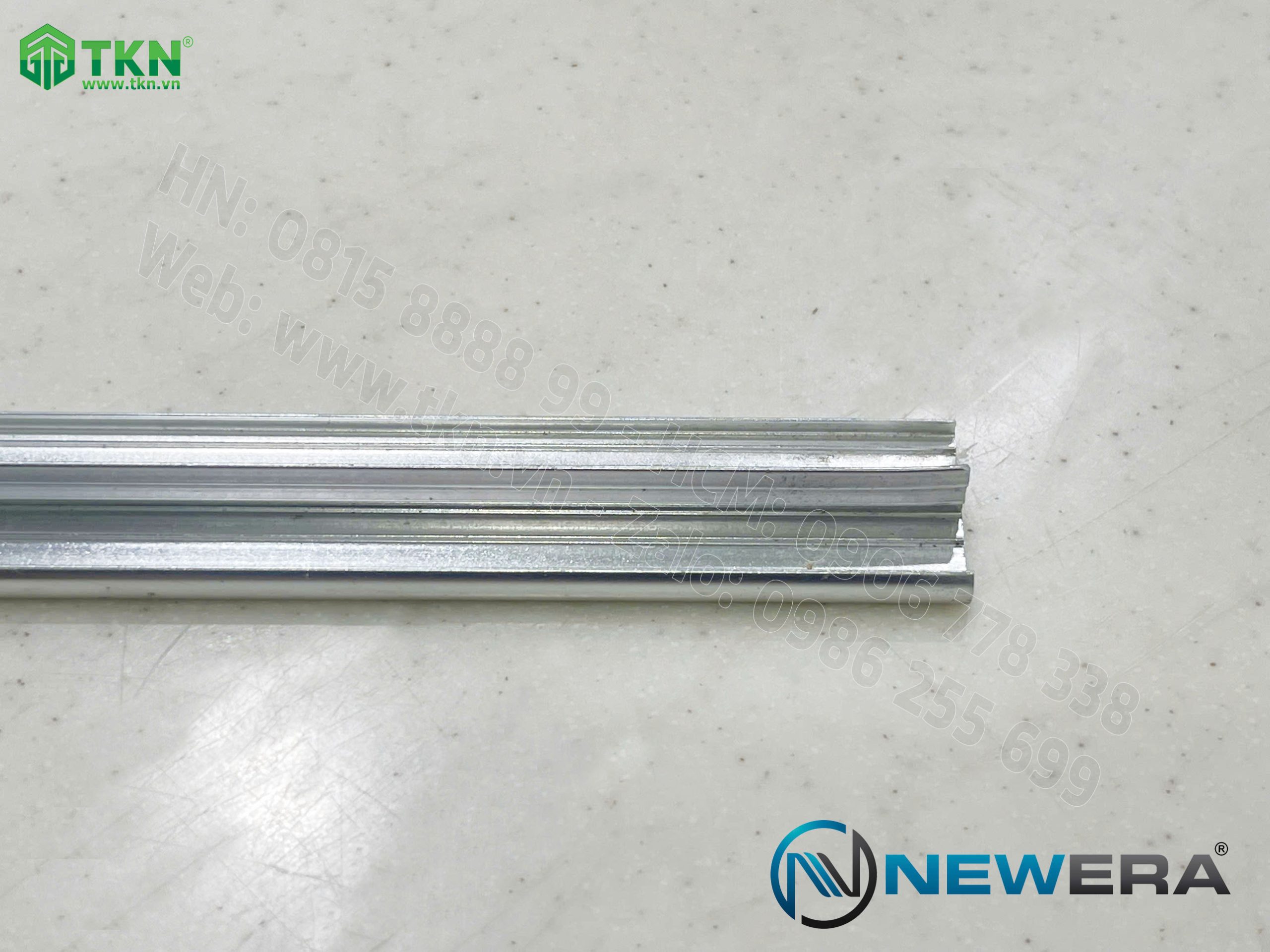 Nẹp nhôm bo cánh tủ dài 3m màu inox NE5030.3000SS 7