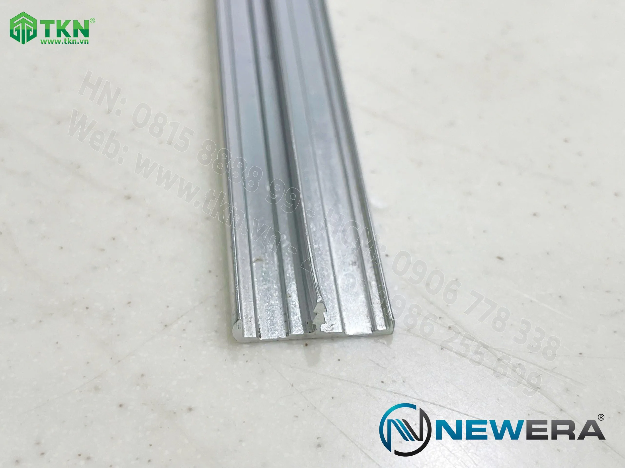 Nẹp nhôm bo cánh tủ dài 3m màu inox NE5030.3000SS 8