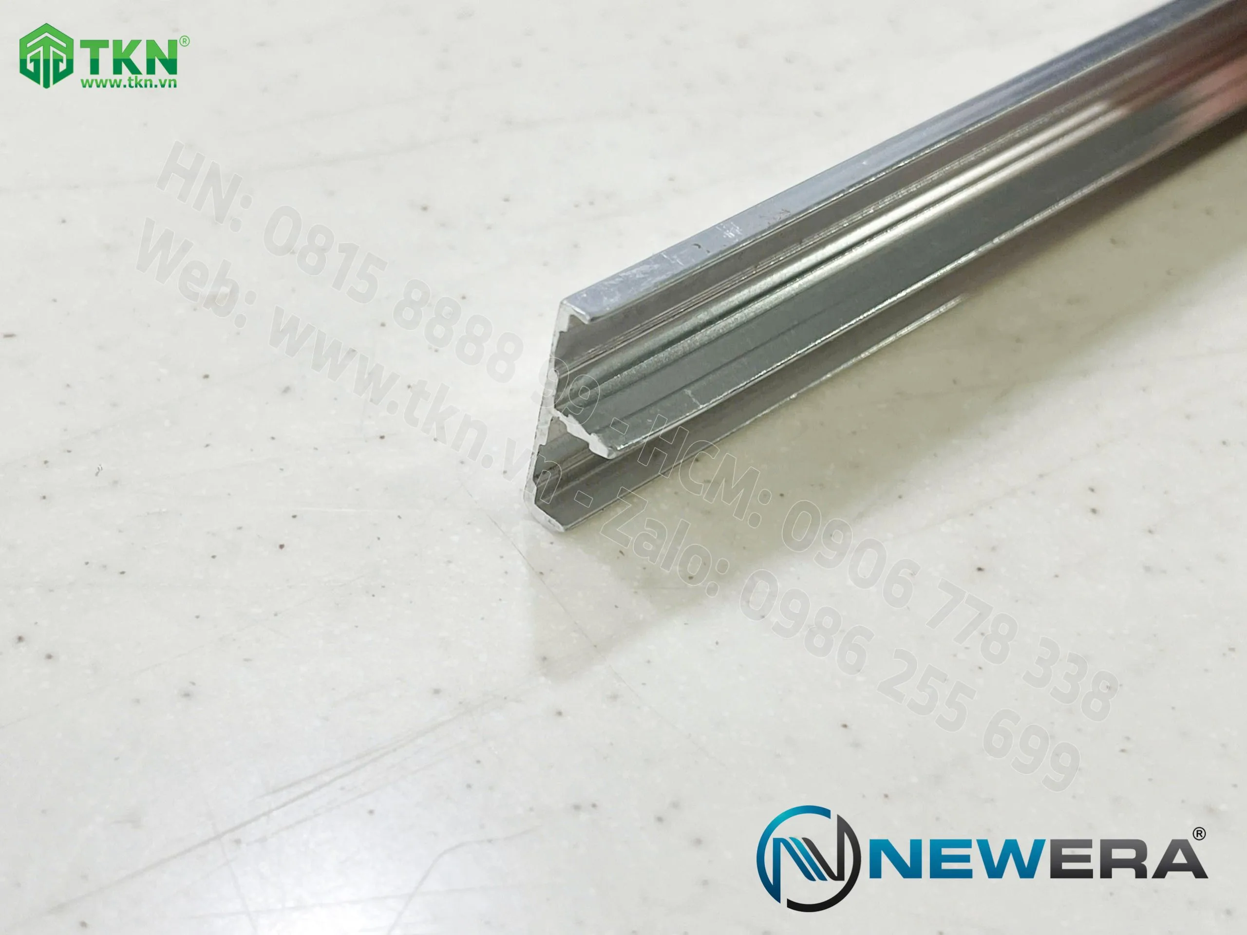 Nẹp nhôm bo cánh tủ dài 3m màu inox NE5030.3000SS 11