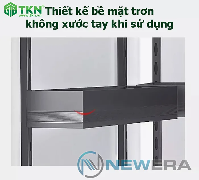 Khay rổ của NewEra NE766.900 được thiết kế bề mặt trơn, không xước