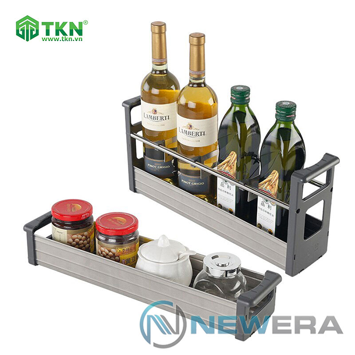Giá dao thớt chai lọ inox hộp 200mm NE080525A – NewEra 6