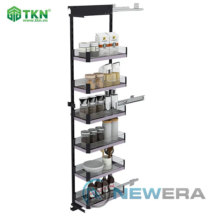 Tủ đồ khô NewEra cánh kéo 6 tầng 6 rổ NE866.400