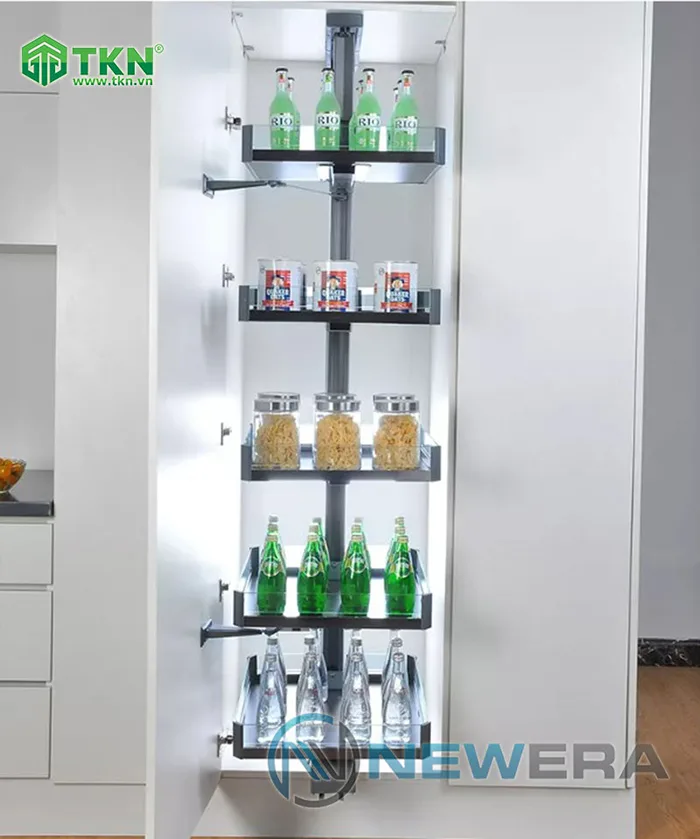 Tủ đồ khô cánh mở 5 tầng NewEra NE966.500