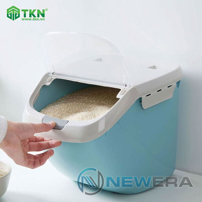 Thùng gạo NewEra nhựa PP dung tích 6kg NE0404E