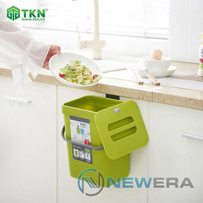 Thùng rác treo thông minh NewEra dung tích 5 lít NE0607