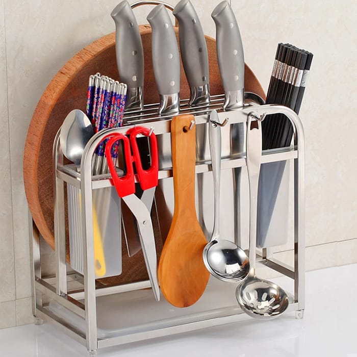 Giá thớt và dao để bàn