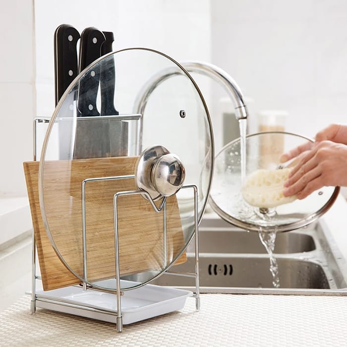 Giá dao và thớt thôn minh